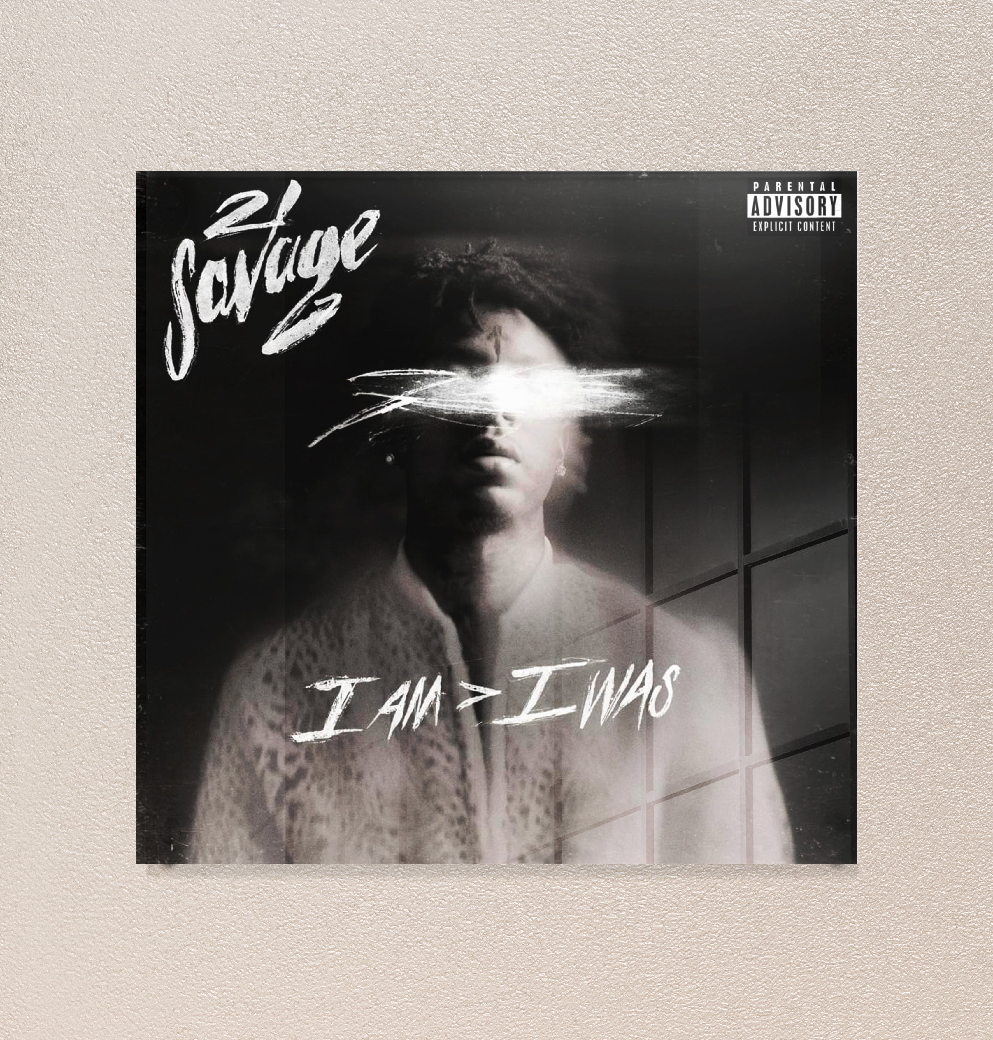 I AM > I WAS Acrylic Plaque | Album Cover Poster