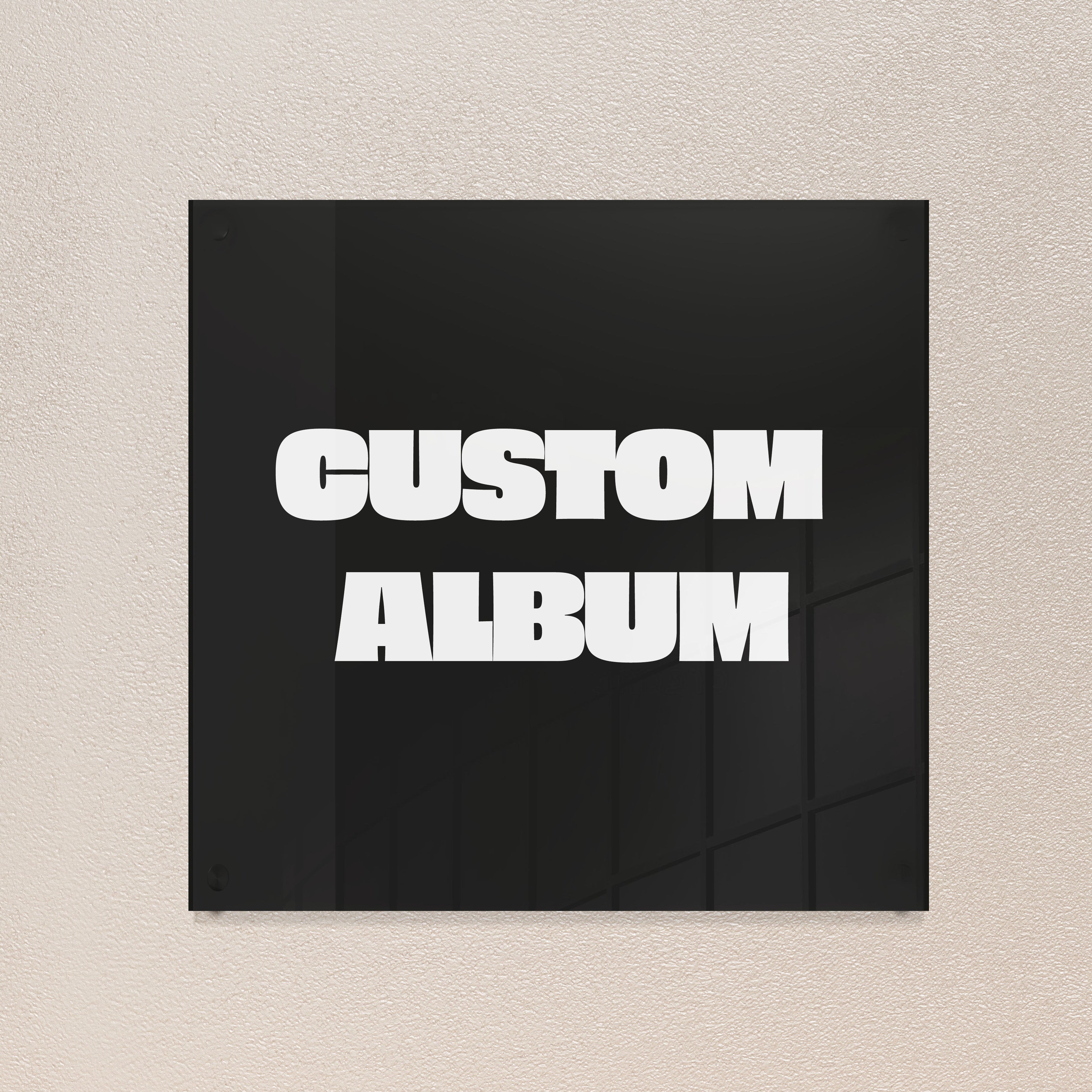 Custom Acrylic Album Plaque Acrylic Plaque | Album Cover Poster