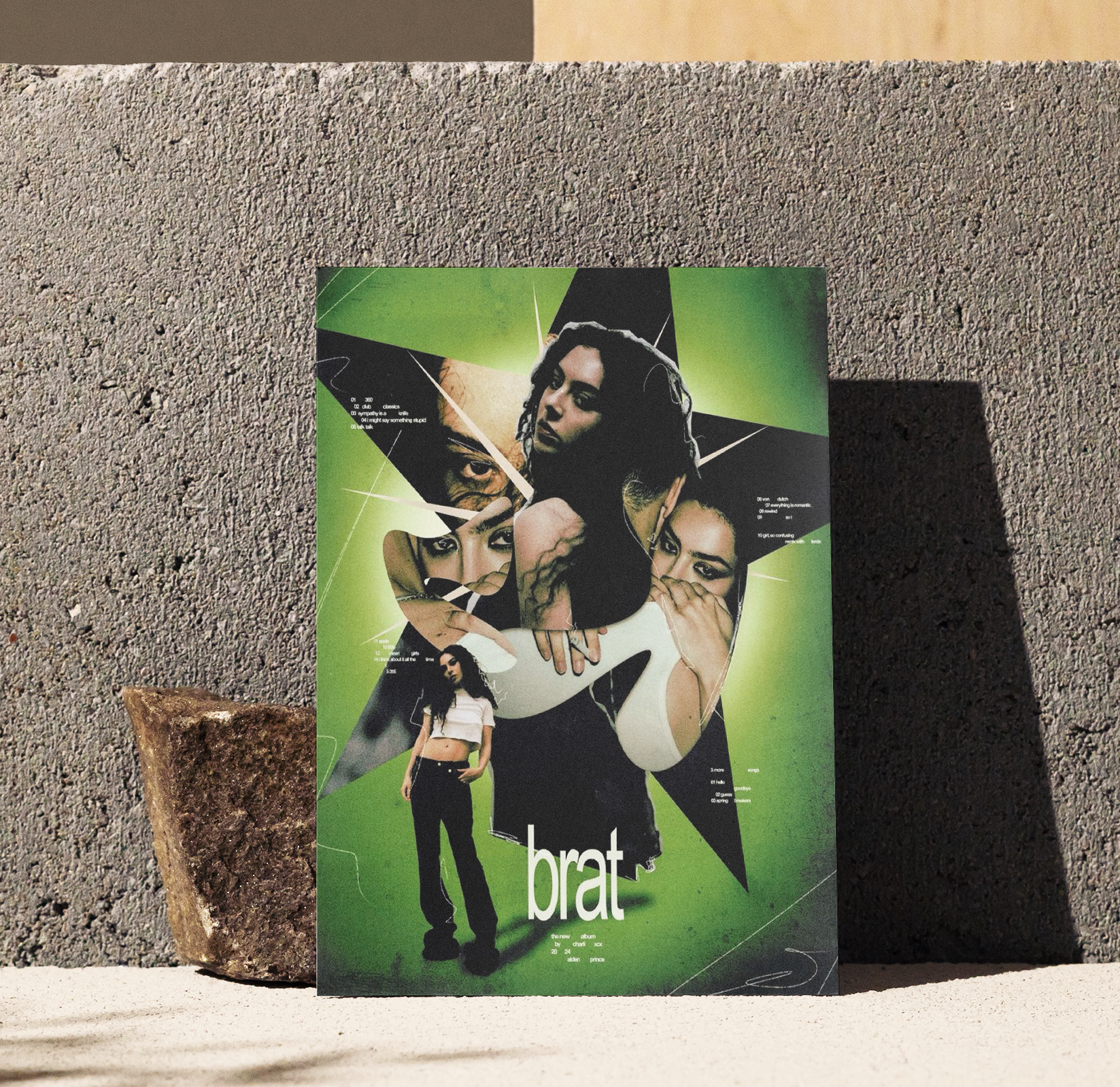 Charlie Xcx Brat Poster | Premium Matte 300 GSM