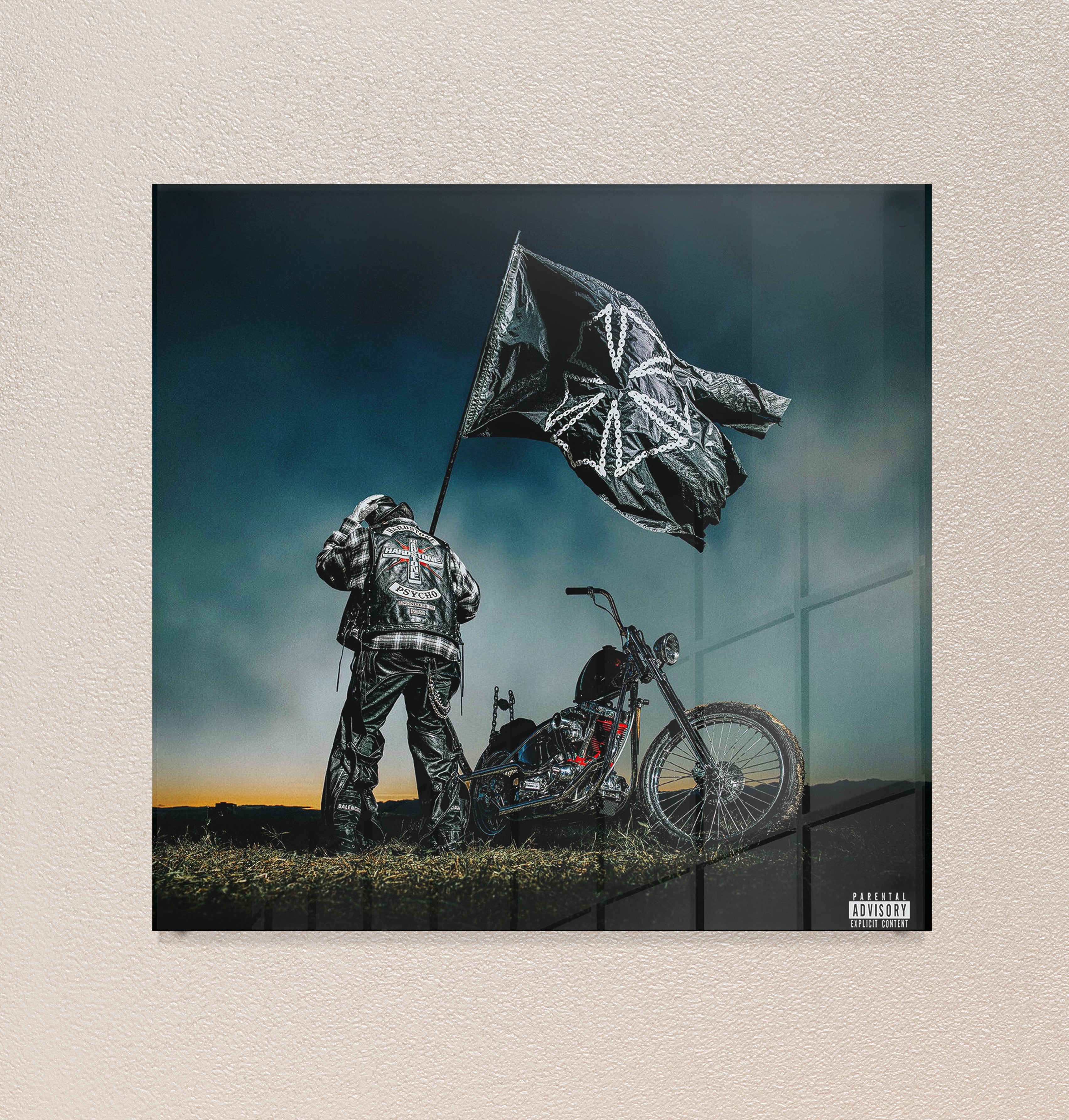 HARDSTONE PSYCHO Acrylic Plaque | Album Cover Poster