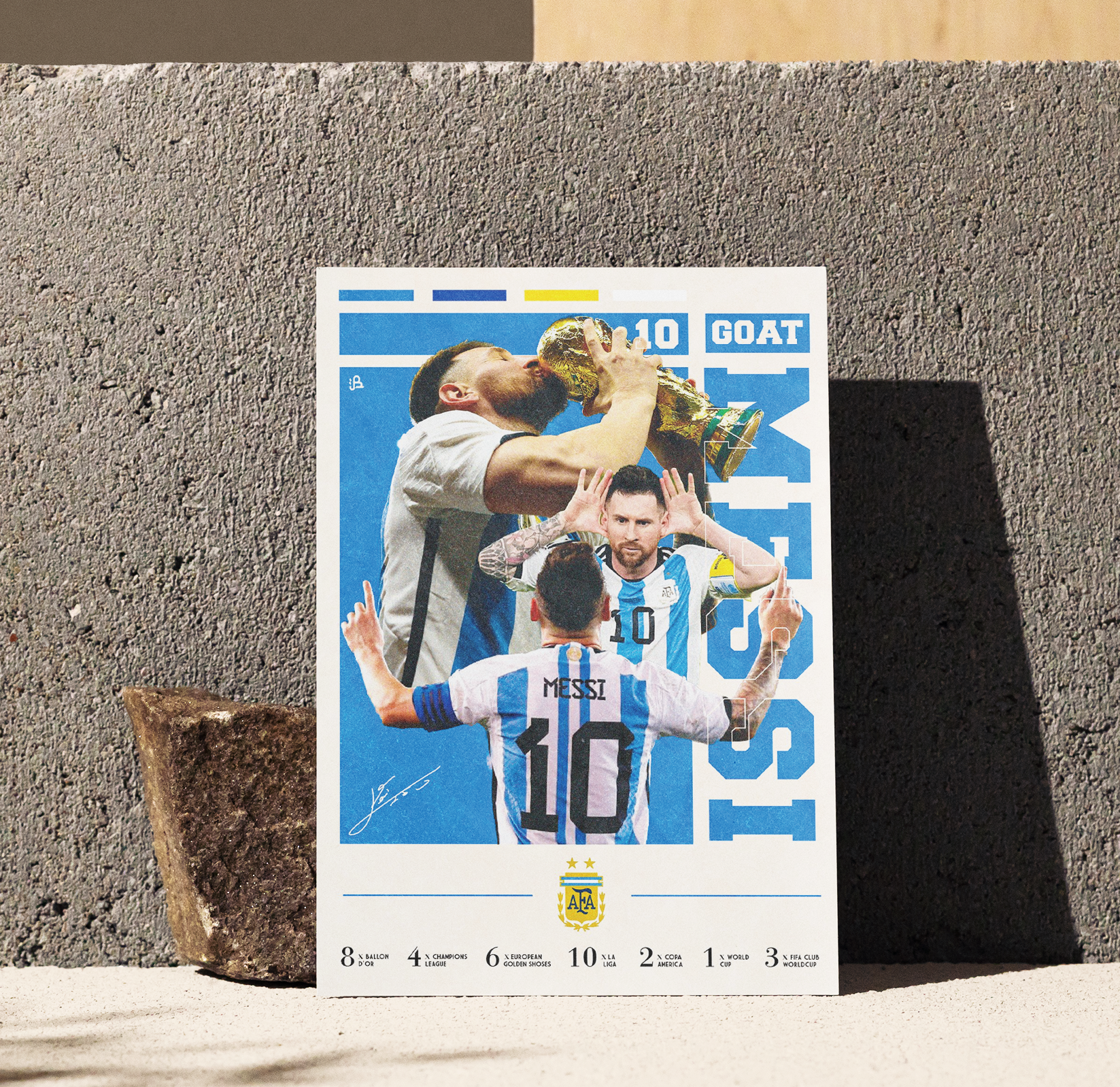 Messi Poster | Premium Matte 300 GSM