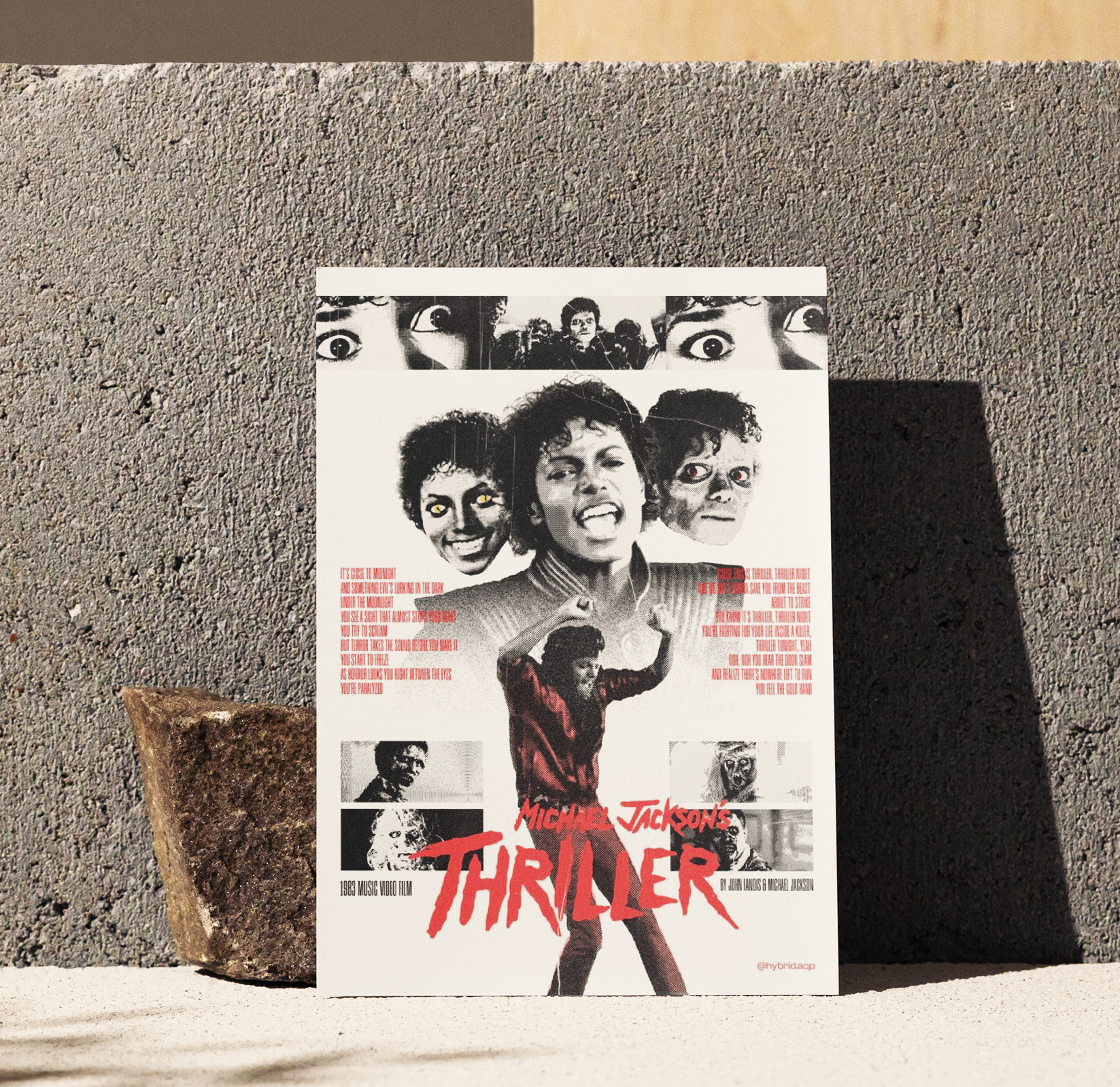 Michael Jackson Thriller Poster | Premium Matte 300 GSM