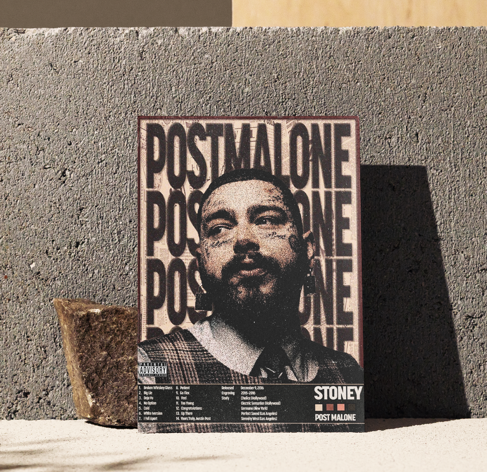 Post Malone Poster | Premium Matte 300 GSM