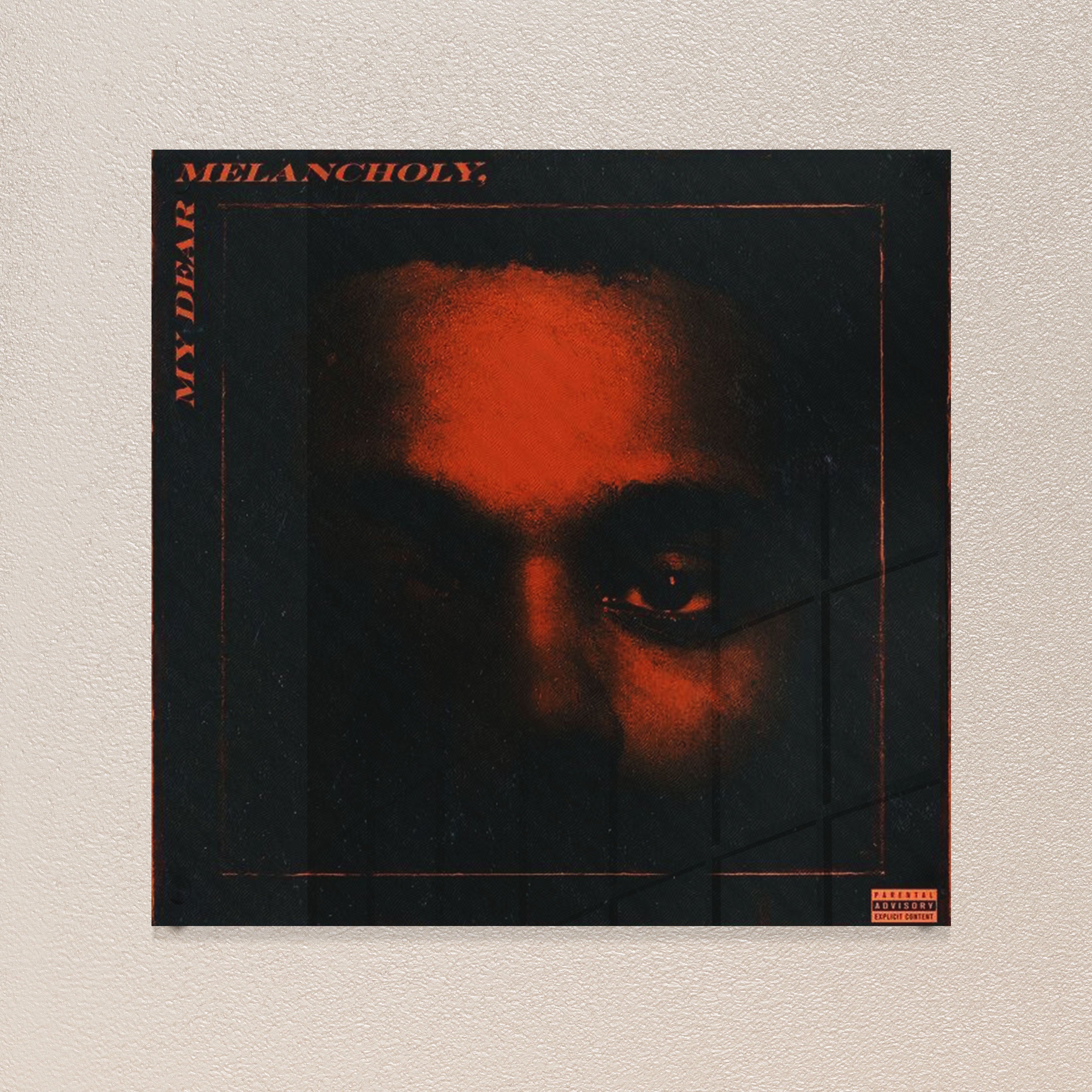 My Dear Melancholy, Acrylic Plaque | Album Cover Poster