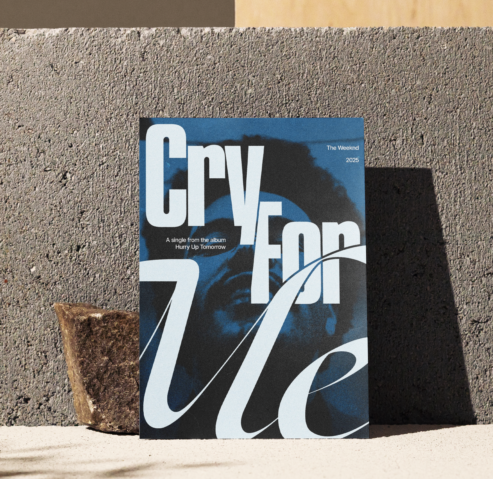 The Weeknd Cry For Me Poster | Premium Matte 300 GSM